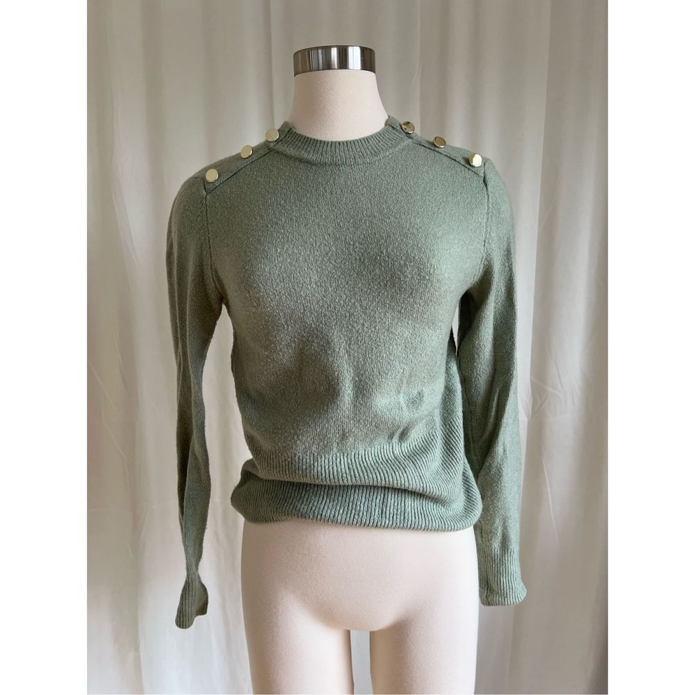 H&M Women's Ribbed Long Sleeve Pullover Fine Knit Jumper Cardigan Size S